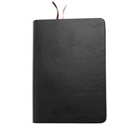 Ujjdwiurgh Cuaderno de notas de papel grueso vintage PU + diario bíblico de papel, agenda, agenda, escuela, oficina, suministros de papelería, negro y dorado