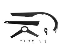 Ujjdwiurgh Cubierta de cadena universal para bicicleta 48-52T, protector de cadena con cola fija