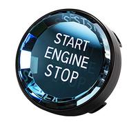 Ujjdwiurgh Cubierta de cristal para interruptor interior de coche, con una sola tecla, para la serie 3/5 E70, E90, E60, color negro