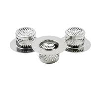 Ujjdwiurgh Cubierta de drenaje de bañera, colador de fregadero de baño, recogedor de pelo para bañera, lavabo, A (paquete de 3)