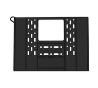 Ujjdwiurgh Cubierta del del BañO para el Espacio del Mostrador del BañO de Silicona Organizador de Maquillaje Alfombrilla Organizadora de Maquillaje Resistente Negro