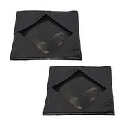 Ujjdwiurgh Cubierta protectora de placa de calor, cubierta protectora de placa de calefacción de calor antiadherente de alta temperatura (2 unidades de 15 pulgadas x 15 pulgadas)