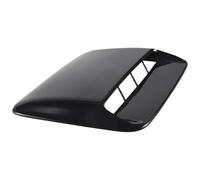 Ujjdwiurgh Cubierta universal de salida de aire para capó de coche, color negro brillante, cubierta de ventilación de entrada de aire