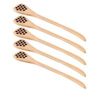 Ujjdwiurgh Cuchara de Madera para, Cuchara H-Oney, Cuchara de Panal, Cuchara para Miel, Cuchara para, Batidora de Mano D
