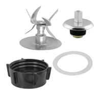 Ujjdwiurgh Cuchilla de licuadora con acoplamiento de repuesto para piezas Osterizer, hoja de fusión de 6 puntos con kit de acoplamiento