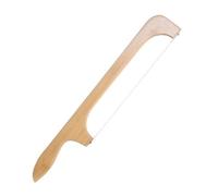Ujjdwiurgh Cuchillo de Madera con Forma de para Pan, Cortador de Cuchillos para Pan de Masa Fermentada para Pan Casero, Cuchillo para Bagel Dentado de 15,7 Pulgadas, Regalo de Cocina