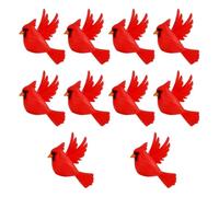 Ujjdwiurgh Cuentas de silicona 3D cardenales para hacer llaveros con bonitos animales, cuentas, bolígrafos, collares, pulseras, cordones, 10 unidades. Características del producto: