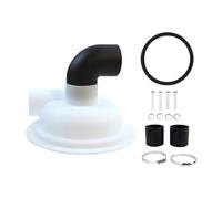 Ujjdwiurgh Cyclone Filter - Colector de polvo para carpintería con codo, aglomerado, tapa separadora ciclónica para aspiradora