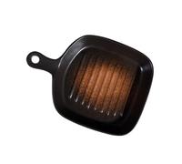 Ujjdwiurgh de Horno de CeráMica Platos para Plancha para Hornear Utensilios para Hornear Bandeja para Hornear para Horno Microondas para Comida Occidental,Amarillo