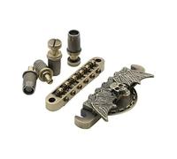 Ujjdwiurgh de Puente de Bronce Tune-O- con de Rodillo para Guitarra de 6 Cuerdas para Piezas de Repuesto de Guitarra EléCtrica LP