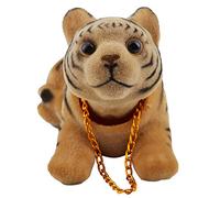 Ujjdwiurgh Decoración de perro con forma de cabeza de coche