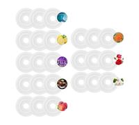 Ujjdwiurgh Disco de fragancia de repuesto perfumado, 24 unidades, 8 sabores para calentador de toallas, almohadillas de fragancia, tabletas aromáticas