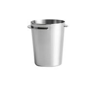 Ujjdwiurgh Dispensador de dosificación de café expreso de 58 mm, taza de alimentación de polvo, distribuidor de piezas de café, accesorios de piezas de café, color plateado