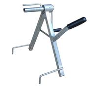 Ujjdwiurgh Dispositivo de bobinado manual de tuberías, plegable, portátil, dispositivo de almacenamiento de tuberías de agua, herramienta de carrete de manguera de metal, riego de tierras agrícolas