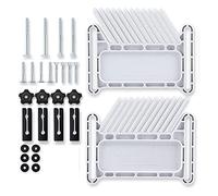 Ujjdwiurgh Dispositivo de seguridad mejorado de tablero de plumas apilable que se adapta a la mayoría de las sierras de mesa, ranuras en T, rieles en T en sierras de mesa, color blanco