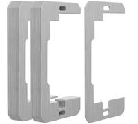 Ujjdwiurgh Dispositivo nivelador de placa de pared (22 piezas), espaciadores de nivelación para enchufes de interruptor sueltos, herramienta de fijación de caja eléctrica de diseño de ajuste empotrado