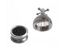 Ujjdwiurgh Distribuidor de Café, Ahorro de Mano de Obra 22 Agujas Cabezal de VáLvula Giratoria Distribuidor de Agujas de Café Cubierta Fija para Polvo 51 Mm