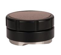 Ujjdwiurgh Distribuidor de café, cubierta de nogal, nivelador de café, profundidad ajustable, color negro, 58 mm