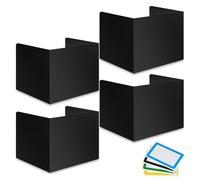 Ujjdwiurgh Divisores de escritorio para estudiantes, separadores de cubo de aprendizaje de plástico impermeable, carpetas de aula, suministros para profesores, fáciles de limpiar