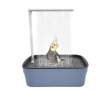 Ujjdwiurgh Ducha para Pájaros, Bañera Automática para Loros, Bañera de Agua Circulante para Mascotas, Accesorios para Baño de Pájaros.