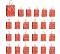 Ujjdwiurgh E 24 Bolsas de Regalo para el DíA de San ValentíN, Bolsas de Dulces, Bolsas de Regalos con Asas, Bolsas de Papel con Forma de CorazóN para Bodas y San ValentíN