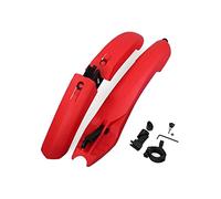 Ujjdwiurgh Eliminación de barro de deflectores delanteros y traseros de bicicleta, lluvia, carretera, carreras, equipo de ciclismo, color rojo