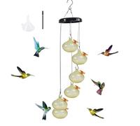 Ujjdwiurgh Encantadoras Campanillas de Viento Comederos para Colibríes Encantadoras Campanillas de Viento Comederos para Colibríes Windchime Comedero para Colibríes,D