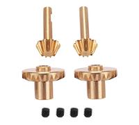 Ujjdwiurgh Engranajes de eje delantero y trasero de latón, accesorios de actualización para piezas B24, B36, C14, C24, MN, D90, D99, MN99S