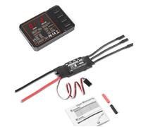 Ujjdwiurgh ESC Sin Escobillas de 50 A, 2-3S, Lipo, Compatible con Salida BEC y Tarjeta de Programación para RC, Coches, Barcos, Aviones, Piezas de Bricolaje.