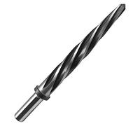 Ujjdwiurgh Escariador de flauta en espiral de 5/8 pulgadas con vástago de 1/2 pulgada, puente HSS M2/escariador de construcción, broca de escariador cónico