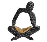 Ujjdwiurgh Escultura abstracta nórdica de resina de pensadores, estatua hecha a mano, decoración del hogar, oficina, escritorio, adorno A