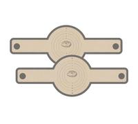 Ujjdwiurgh Eslinga de Silicona para Pan para Horno HolandéS, 2 Piezas, Alfombrilla de Silicona para Hornear Pan Reutilizable, Antiadherente y FáCil de Limpiar, con Asas Largas