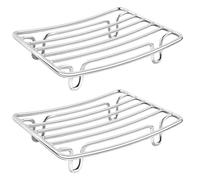 Ujjdwiurgh Estante de drenaje organizador de inodoro autodrenante para ducha, baño, acero inoxidable, a prueba de óxido, autodrenante, estante organizador de inodoro