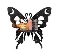 Ujjdwiurgh Estante de ExhibicióN de Mariposas, Estantes Flotantes de Madera, Estante de Esquina de Pared, EstanteríA de Esquina Elegante, Estante de Esquina de Mariposa