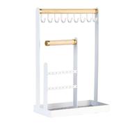 Ujjdwiurgh Estante de JoyeríA de 4, Almacenamiento de Pendientes, Anillo, Estante de JoyeríA, Collar, Pulsera, Estante de JoyeríA para ExhibicióN y Almacenamiento de JoyeríA