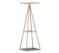 Ujjdwiurgh Estante de JoyeríA de Alta Gama Estilo Ins, Estante de Almacenamiento de Collares y Pendientes Piramidales para Almacenamiento y ExhibicióN de Joyas