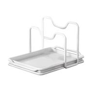 Ujjdwiurgh Estante para Tapas, Estante para Cubiertas Ollas, Organizador Tapas para Sartenes, Soporte para Cucharas, Estante Organizador para Gabinetes, Soporte para Tapas Ollas, Utensilio A