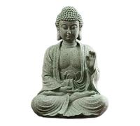 Ujjdwiurgh Estatua de arenisca pequeña figura budista para decoración de pecera, decoración de escritorio, decoración de mesa para el hogar, decoración de tanque de arena, Tailandia