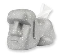 Ujjdwiurgh Estatua de caja de pañuelos, soporte para pañuelos, regalo divertido, regalo de cumpleaños, productos de la buena suerte, productos divertidos, gris claro