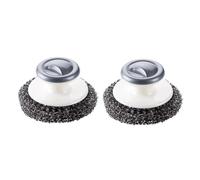 Ujjdwiurgh Estropajo de acero inoxidable resistente con asa, cepillo de limpieza para platos