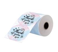 Ujjdwiurgh Etiqueta adhesiva para impresora de etiquetas de envío, etiqueta cuadrada, diseño de logotipo, 2 x 2, Starrysky redondo, 500 unidades, fácil de instalar, fácil de usar