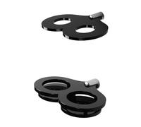 Ujjdwiurgh Expositor universal de sable de luz acrílico para montaje en pared, color negro