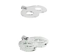 Ujjdwiurgh Expositor universal de sable de luz acrílico para montaje en pared, soporte de sable de luz, transparente