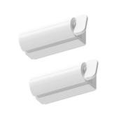 Ujjdwiurgh Exprimidor de pasta de dientes de pared, 2 unidades, magnético, soporte para cepillo de dientes, accesorios de baño montados