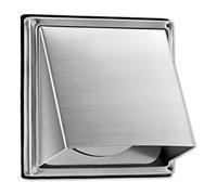 Ujjdwiurgh Extractor externo de pared de 4 pulgadas con solapa acolchada para exteriores