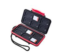 Ujjdwiurgh Funda protectora de gran capacidad, antigolpes, impermeable, multicuadrícula, mini funda para tarjeta de memoria SD TF