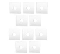 Ujjdwiurgh Fundas protectoras para discos de vinilo, 10 unidades, fundas protectoras de papel compuesto para vinilo B