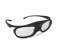 Ujjdwiurgh Gafas 3D para proyectores DLP Link, gafas 3D con obturador, gafas de TV DLP 3D