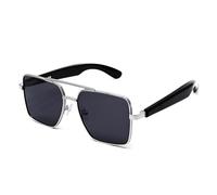 Ujjdwiurgh Gafas de sol inteligentes para música, llamadas Bluetooth, deportes al aire libre, impermeables, anti-UV, para hombres y mujeres, color negro