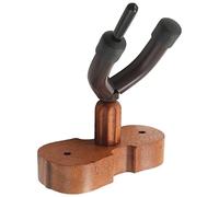 Ujjdwiurgh Gancho de pared para violín con soporte de arco para el hogar y el estudio (caoba)